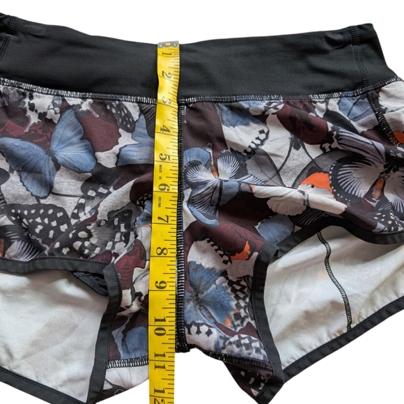Lululemon Run: Speed Short 4-way Stretch Biggie So Fly Butterfly Pizzaz Multi 6 - Picture 13 of 14